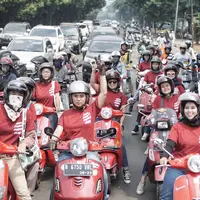 Scooter Bee 17 membuktikan hobi otomotif bukan hanya milik laki-laki. (Sumber foto: dokumentasi Scooter Bee 17)