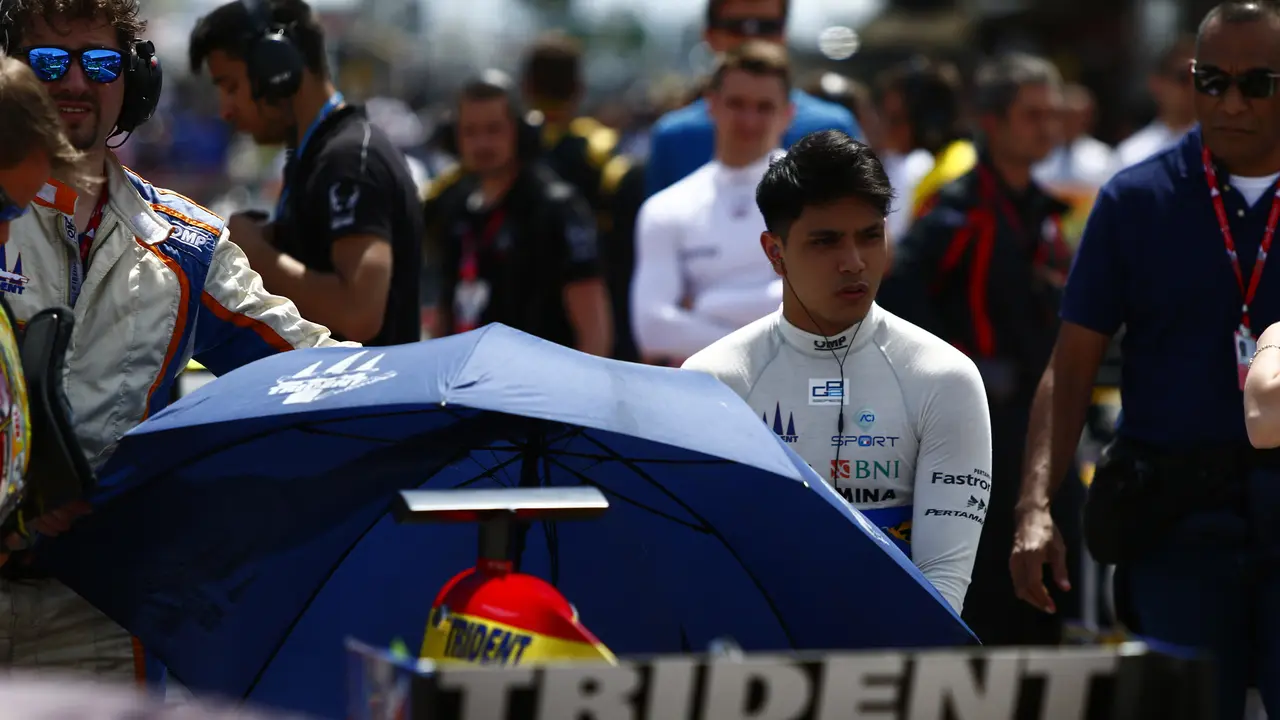 Pembalap Trident, Philo Paz Patric Armand (GP2 Media Services)