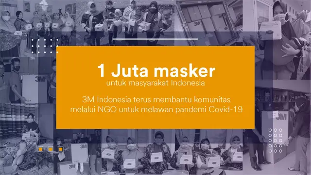 Donasi Satu Juta Masker