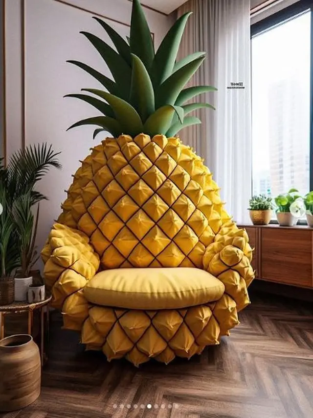 6 Sofa dengan Desain Buah-Buahan Ini Tampak Unik dan Estetik, Bikin Lapar Lihatnya