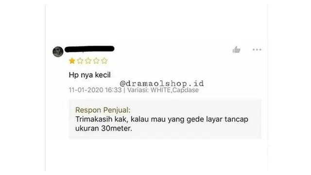 10 Balasan Penjual di Testimoni Online Shop saat Dikomplain Ini Bikin Tepuk Jidat