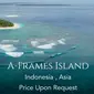 A-Frames Island, sebuah pulau di Mentawai yang dijual secara online. (tangkapan layar https://www.privateislandsonline.com/asia/indonesia/a-frames-island)