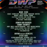 Pengumuman lineup ketiga DWP 2024/copyright istimewa