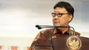 Menteri Dalam Negeri, Tjahjo Kumolo saat memberi keterangan usai menghadiri sidang kabinet paripurna di Istana Merdeka, Jakarta, Rabu (4/2/2015). Tjahjo memberikan pernyataan seputar pelaksanaan Pilkada secara serentak. (Liputan6.com/Faizal Fanani)