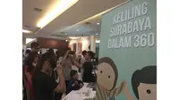 Keliling Surabaya Dalam 360, Pengunjung Geekfest 2017 Ditantang Jadi Wali Kota Risma 