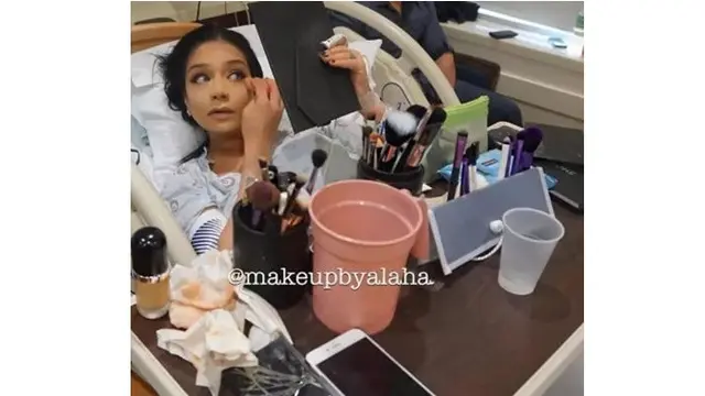 Tangguh, Ini 6 Potret Seorang Ibu yang Sempatkan Ber-makeup Saat Akan Melahirkan