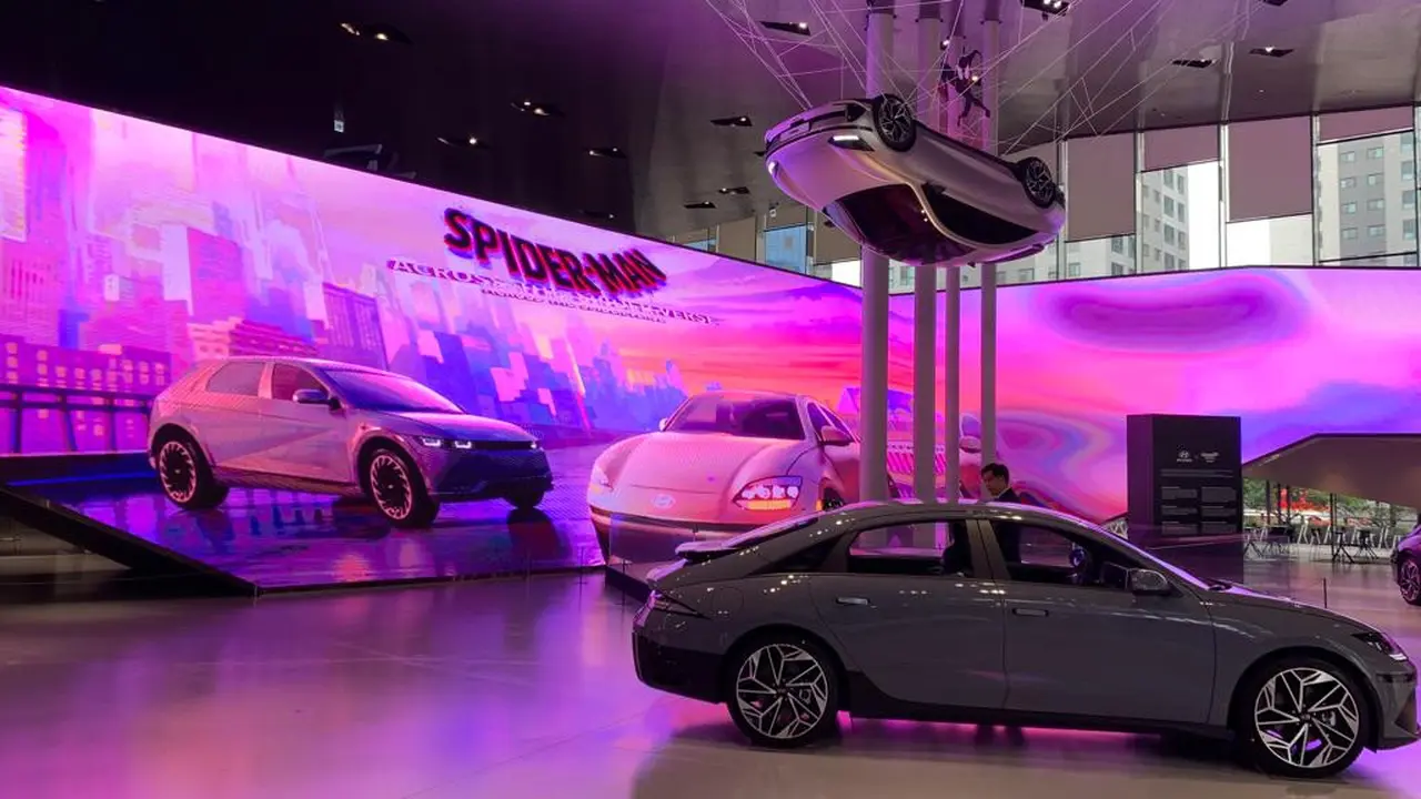 Hyundai Motorstudio Goyang merupakan fasilitas terbesar dan terlengkap dalam menampilkan perjalanan Hyundai untuk menghadirkan masa depan yang lebih berkelanjutan. (Gideon/Liputan6.com)