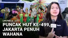 Kemeriahan puncak acara HUT ke-499 Jakarta ternyata masih belum berakhir. Minggu pagi ini masih ada gelaran Jakarta Penuh Warna di kawasan koridor Sudirman-Thamrin, Jakarta Pusat. Sudah ada Riska Dior memantau persiapannya di sekitar Bundaran HI.