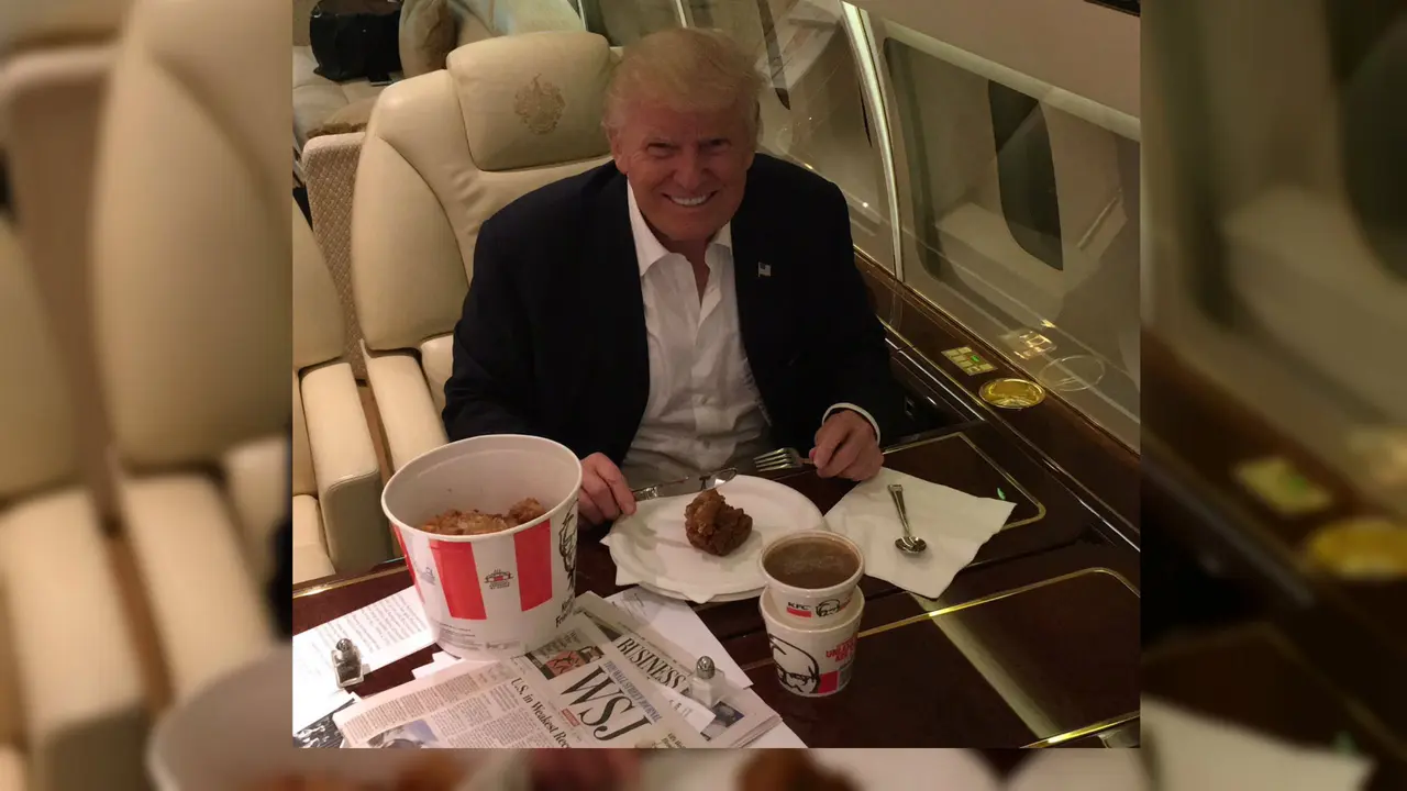 Keju hingga KFC, Menu Favorit Presiden AS dan Siasat Donald Trump