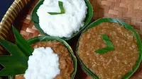 Resep bubur merah putih untuk merayakan HUT ke-79 RI. (dok. Cookpad @noviiiana)