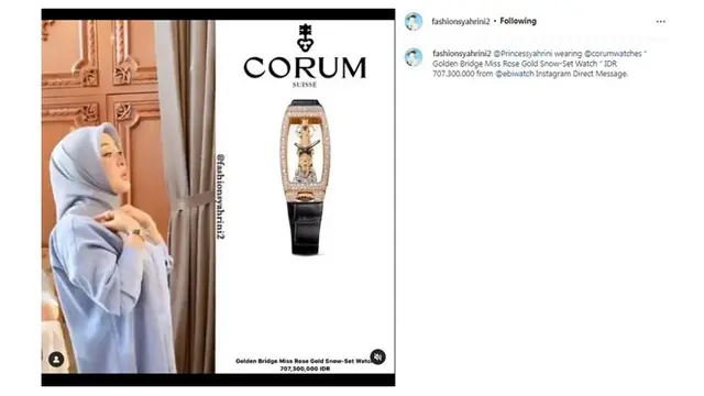 8 Koleksi Jam Tangan Mewah Syahrini, Ada yang Ditaksir Capai Rp 20 Miliar