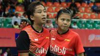 Ganda putri Indonesia, Greysia Polii/Rosyita Eka Putri Sari, berhasil memenangi laga debut pada babak pertama Thailand Masters 2017, Rabu (8/2/2017). (PB Djarum)