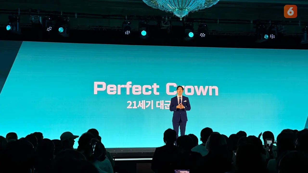Pengumuman penayangan Drama Korea Perfect Crown di acara Disney+ Originals Preview yang digelar di Disneyland Resort, Hong Kong, pada Kamis (13/11/2025)