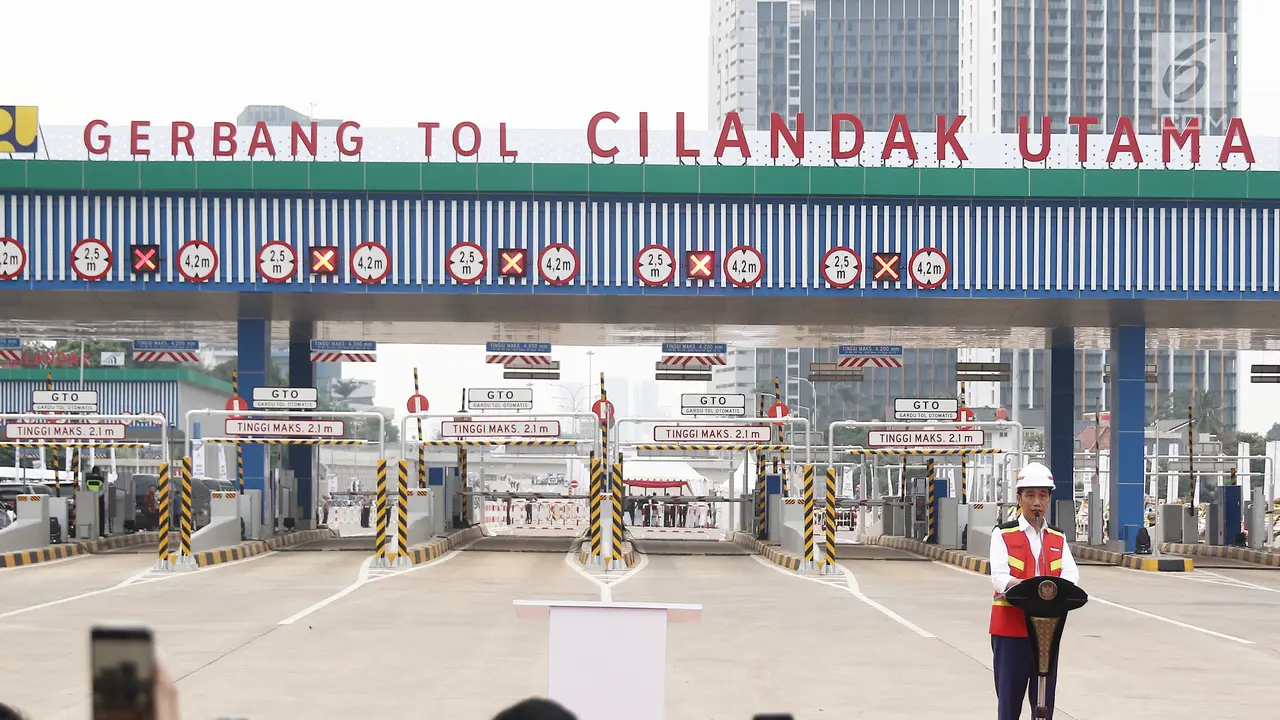 Jokowi Resmikan Jalan Tol Depok-Antasari Seksi I
