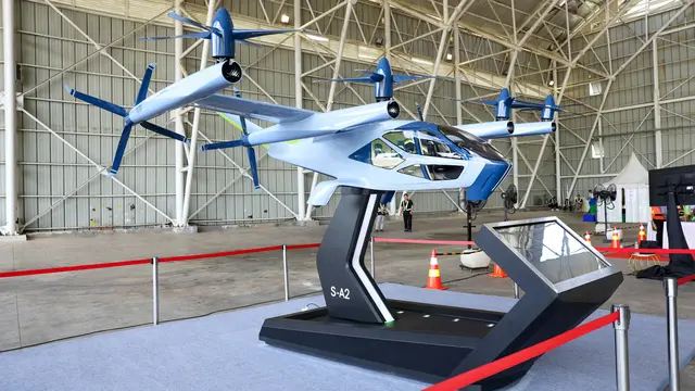 Otorita Ibu Kota Nusantara (IKN) mengumumkan keberhasilan uji terbang Proof-of-Concept (PoC) Advanced Air Mobility (AAM) atau alias mobil terbang yang nantinya akan dioperasikan di IKN. (Dok OIKN)