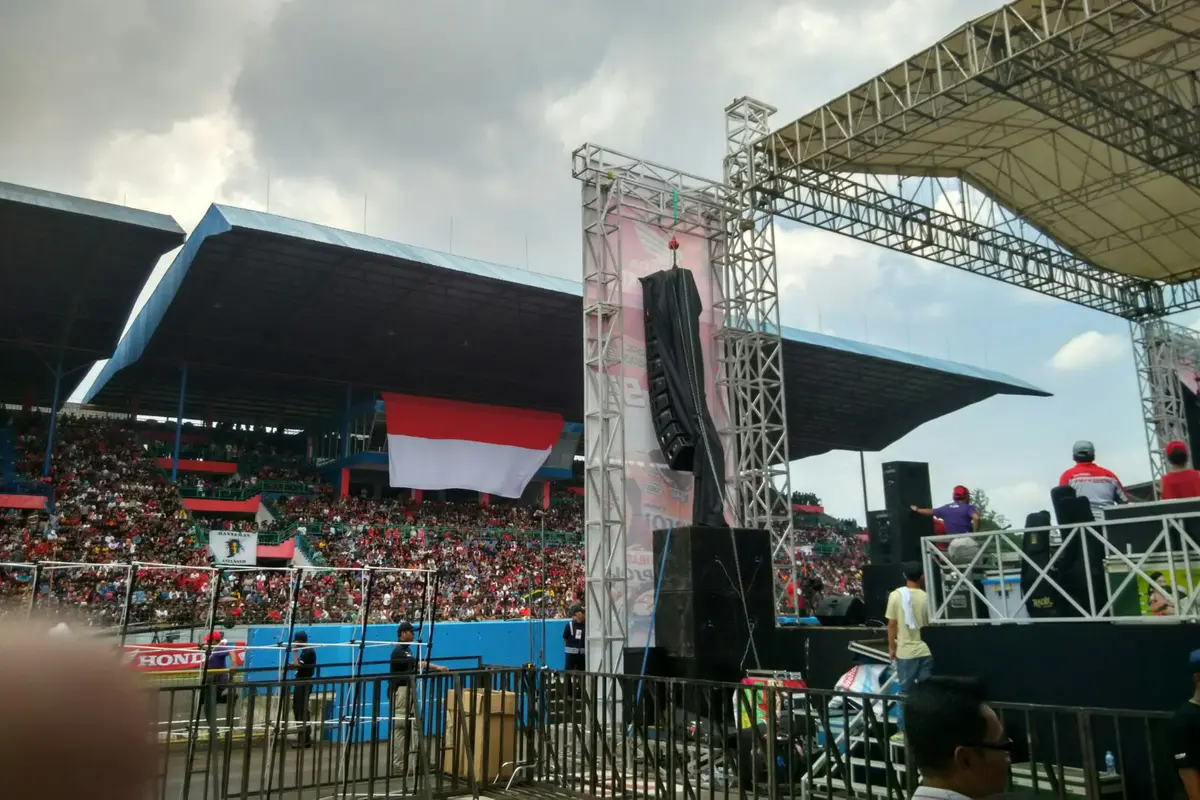 Suasana Sentul Saat Kehadiran Marc Marquez dan Dani Pedrosa 