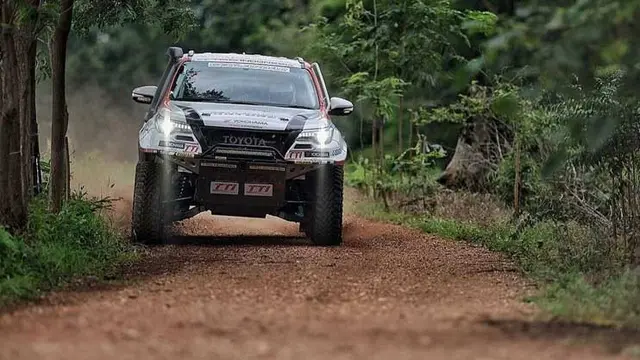 Toyota Fortuner yang berlaga di ajang Asia Cross Country (Toyota Team Indonesia)