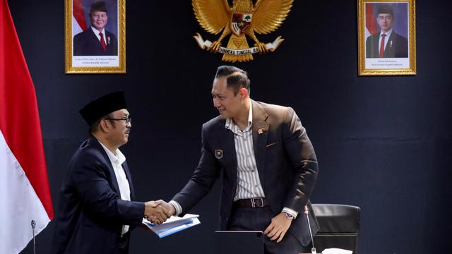 Menko Bidang Infrastruktur dan Pembangunan Kewilayahan, Agus Harimurti Yudhoyono (AHY) saat rakor perlindungan pesisir dan penanganan banjir. (Foto: Istimewa)