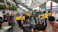 Pengamanan di International Champions Cup 2019 di Singapura sangat ketat. (Liputan6.com/ Thomas)