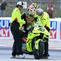 Pembalap Pertamina Enduro VR46 Racing Team, Fabio Di Giannantonio, berhasil meraih podium juara di MotoGP Catalunya yang berlangsung di Sirkuit Catalunya, Minggu (17/05/2026) malam WIB. Balapan tersebut diwarnai dua red flag akibat kecelakaan yang menimpa Alex Marquez dan Johann Zarco. (AFP/Jose Jordan)
