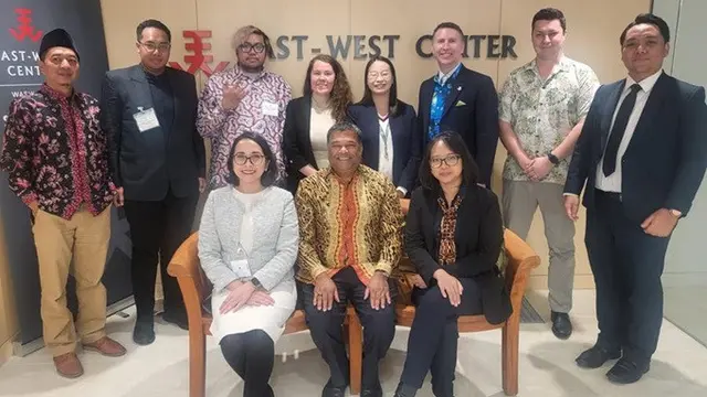 Delegasi Indonesia yang mengikuti studi tur Program International Visitor Leadership Program (IVLP) selama tiga minggu di Amerika Serikat.