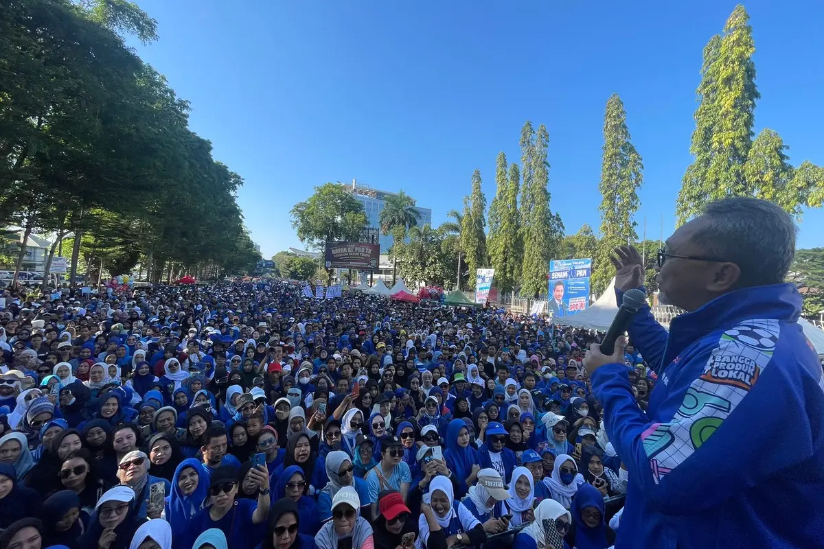 Mendag Zulkifli Hasan mengapresiasi produktivitas petani di Sulsel dan menjadi produsen beras terbesar di Indonesia