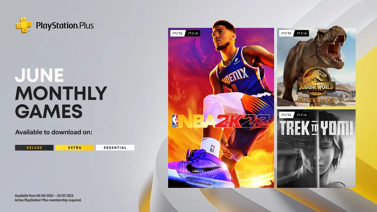 PS Plus Juni 2023: Dapatkan Gratis NBA 2K23, Jurassic World Evolution 2, dan Trek to Yomi