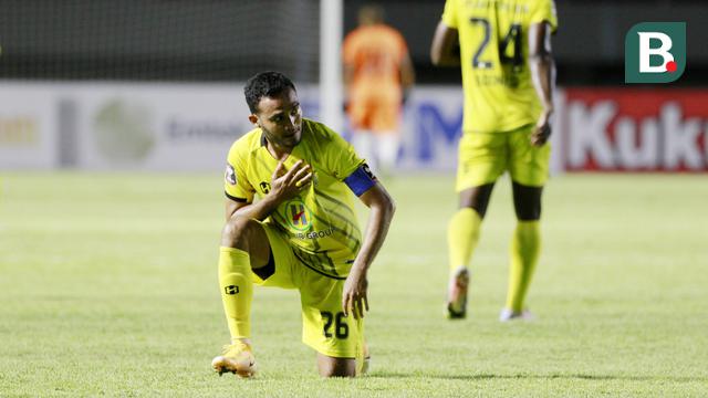 FOTO: Pesona Rizky Pora Pahlawan yang Menyalamatkan Barito Putra dari Kekalahan