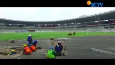 Hendak digunakan untuk perhelatan ASEAN Games 2018, renovasi di GBK hampir rampung.
