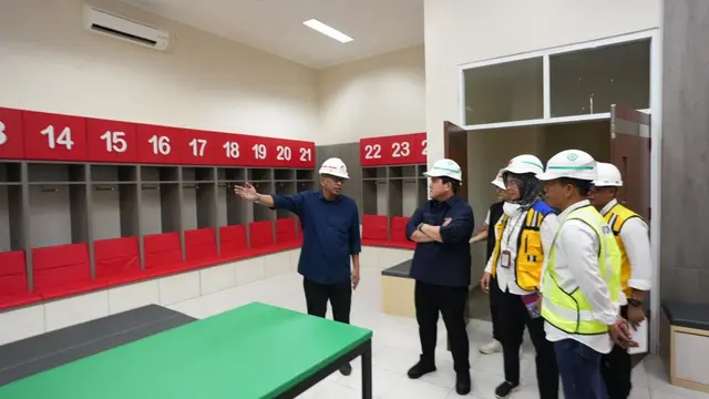 Erick Thohir Kunjungi Stadion Si Jalak Harupat