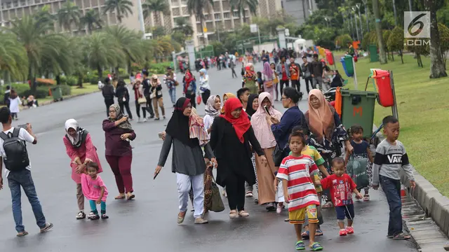 Wisata Monas Masih Jadi Lokasi Favorit Warga Habiskan Libur