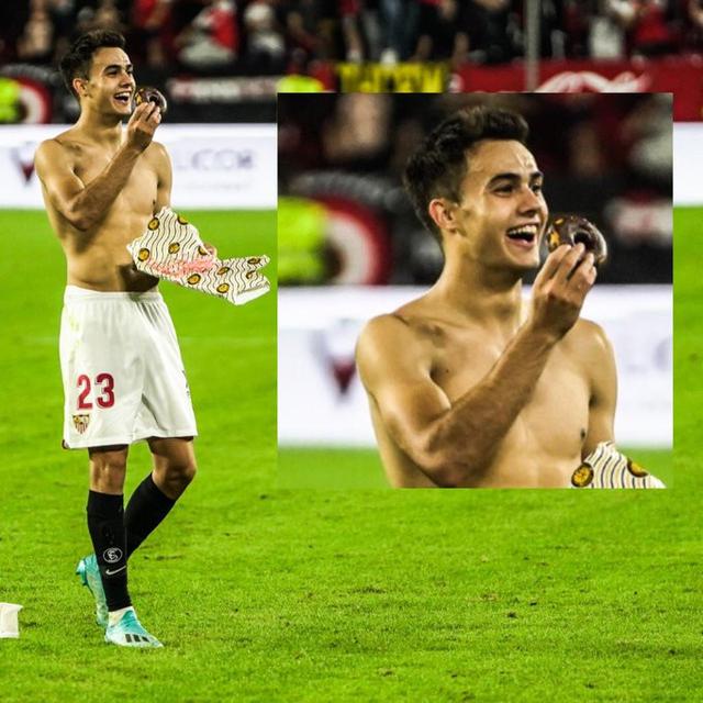 Unik, Pemain Real Madrid Selebrasi Makan Donat yang Dilempar Penonton