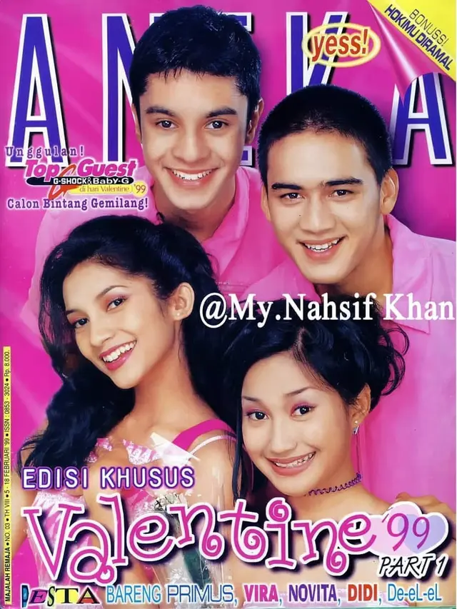 6 Foto Jadul Didi Riyadi saat Masih Remaja, Jadi Cover Model (