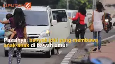 Meskipun Gubernur DKI Jakarta akan menghapus zona 3 in 1 karena masih banyak joki yang membawa anak kecil di jalan, namun para joki ini masih terlihat membawa anak kecil di bawah umur hingga bayi.