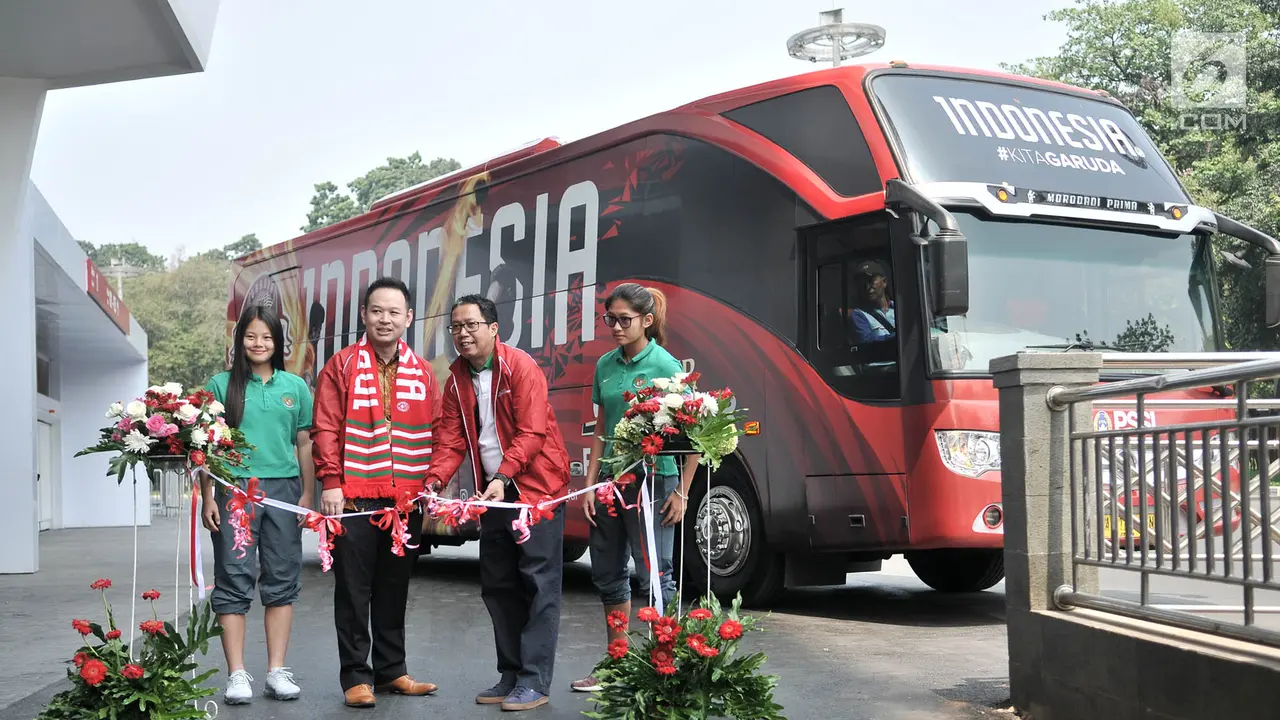 Resmi Diluncurkan, Begini Wujud Bus Baru Timnas Indonesia