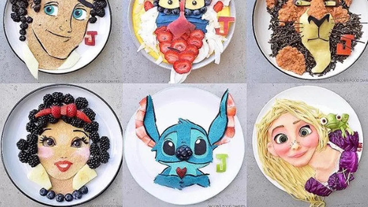 Karakter kartun dari makanan