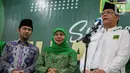 Rekomendasi dari PPP semakin menambah dukungan partai politik kepada pasangan Khofifah-Emil dalam Pemilihan Gubernur Jawa Timur 2024. (Liputan6.com/Angga Yuniar)