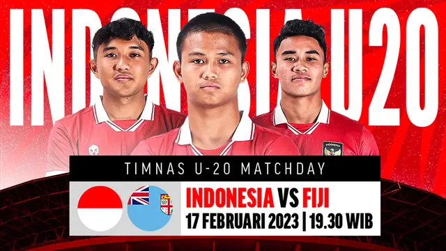 Jadwal Live Streaming Timnas Indonesia Vs Fiji di Vidio, Jumat 17 febaruari 2023