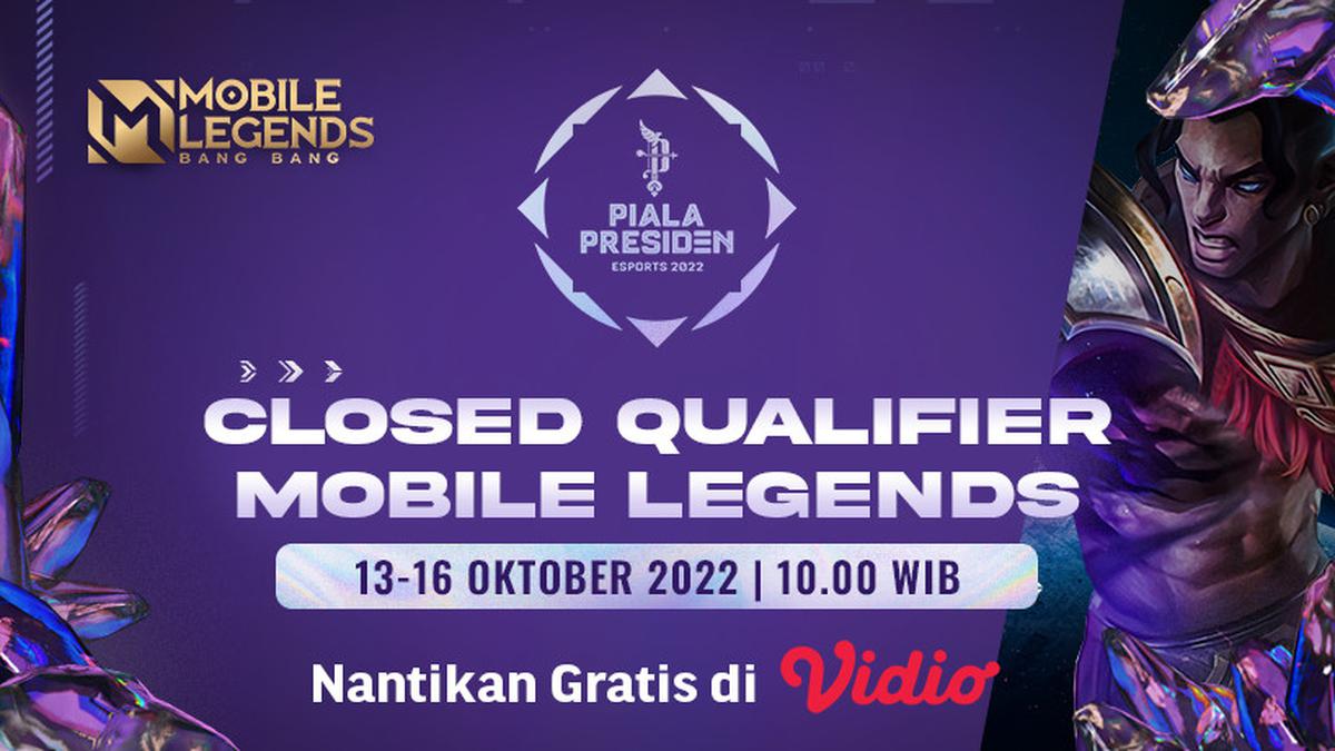 Dapatkan Link Live Streaming Closed Mobile Legends Bang Bang Piala Presiden eSports di Vidio, 13-16 Oktober 2022