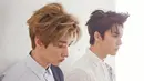 Dalam teaser fotonya, dua member Super Junior yang dikenal bersahabat dekat sejak lama ini pun menunjukkan pesona dan sisi yang lebih dewasa. (facebook.com/superjunior)