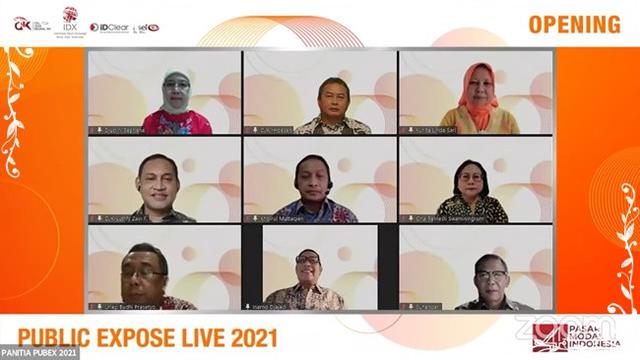 Paparan publik live 2021, Senin (6/9/2021) (Dok: BEI)