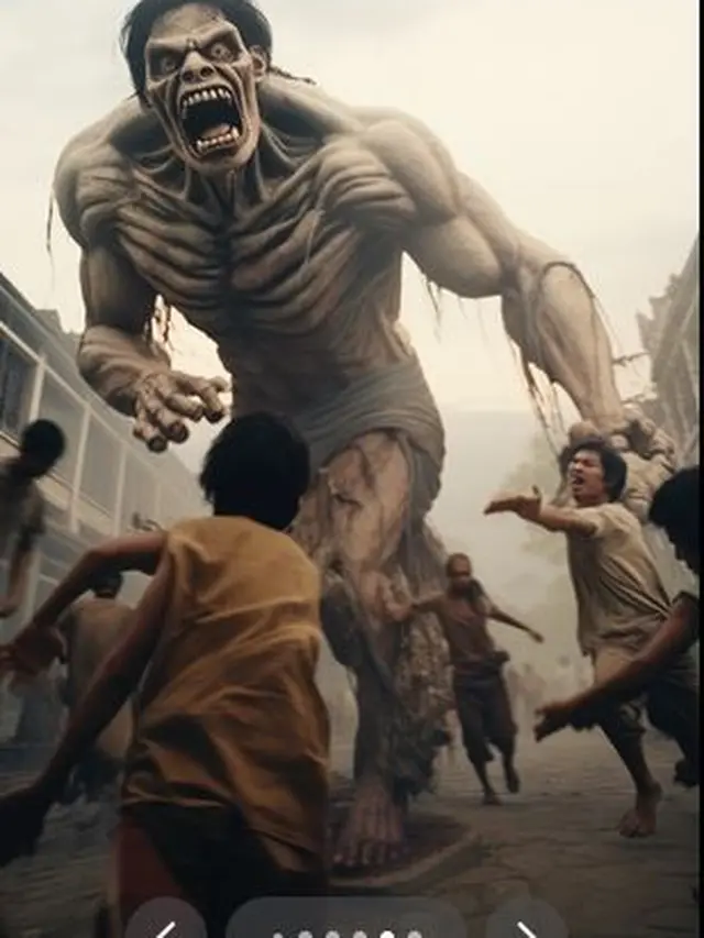 6 Kreasi AI Anime Attack On Titan Dibuat Live Action Versi Indonesia, Tampak Mencekam