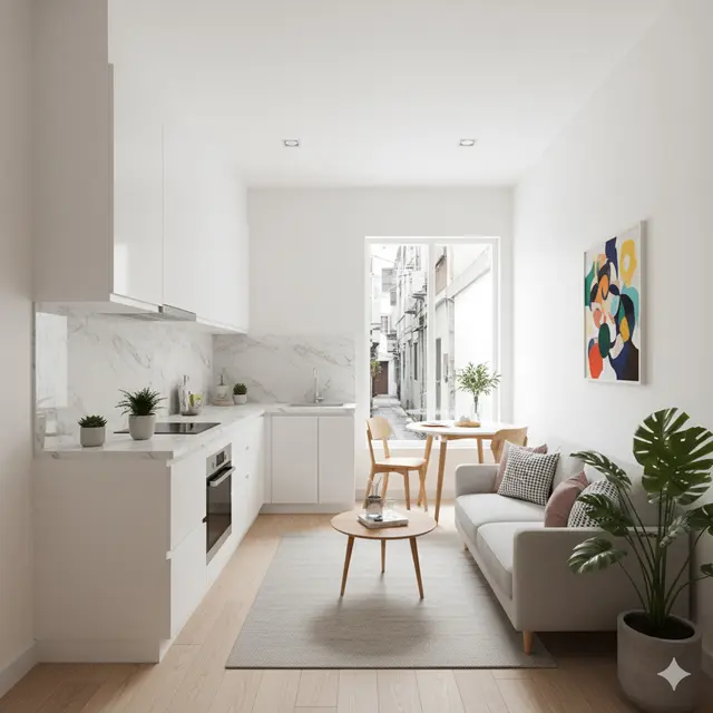 Ide Dapur Minimalis Hemat Ruang di Rumah 1 Lantai Sempit