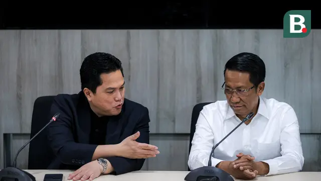 Foto: Ketua Umum PSSI, Erick Thohir Bertemu dengan Menkumham, Program Naturalisasi Timnas Indonesia Didukung Penuh