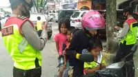 Penyebaran Covid-19 Masih Relatif Tinggi, Polisi Kampanye Pemakaian Masker di Bekasi