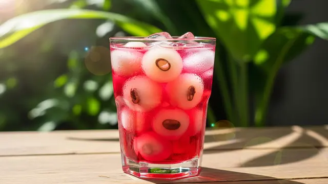 Jualan Es Rambutan Kekinian