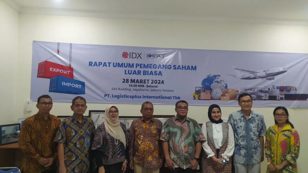 PT LogisticsPlus International Tbk (LOPI) menggelar Rapat Umum Pemegang Saham Luar Biasa (RUPSLB) pada Kamis, 28 Maret 2024. (Foto: LogisiticsPlus International)