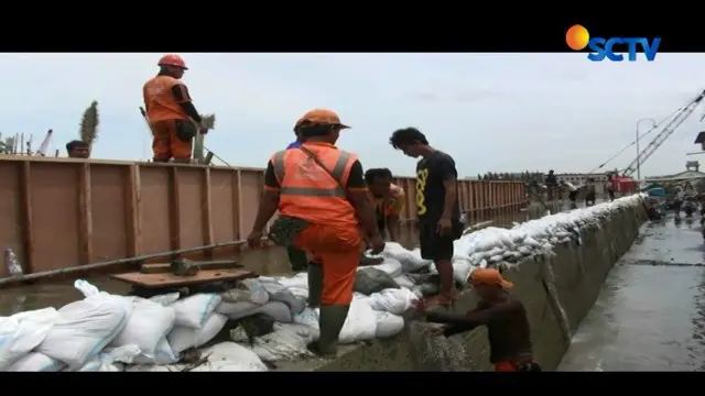 Dampak Supermoon, Banjir Rob Rendam Muara Baru