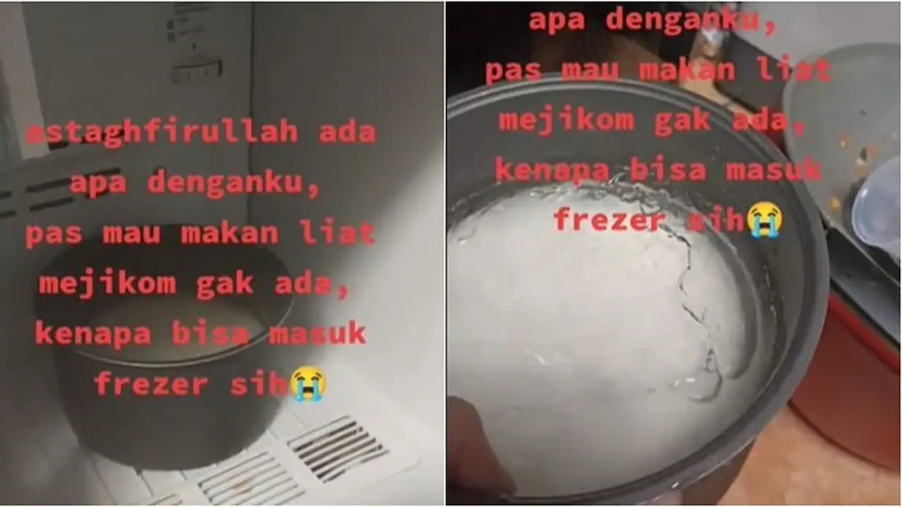 Diduga Terlalu Lelah, Wanita Ini Tak Sadar 'Memasak' Nasinya ke Freezer Kulkas
