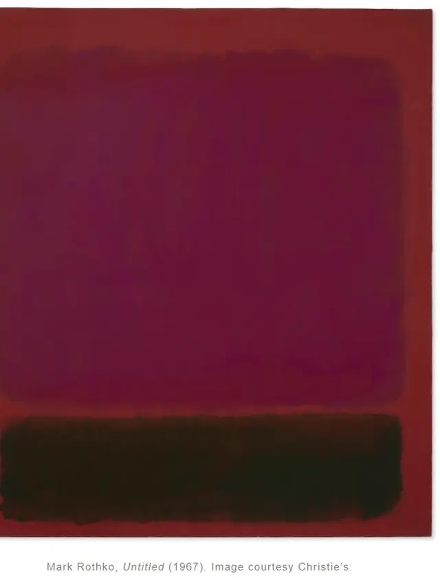 Mark Rothko, Untitled (1967)